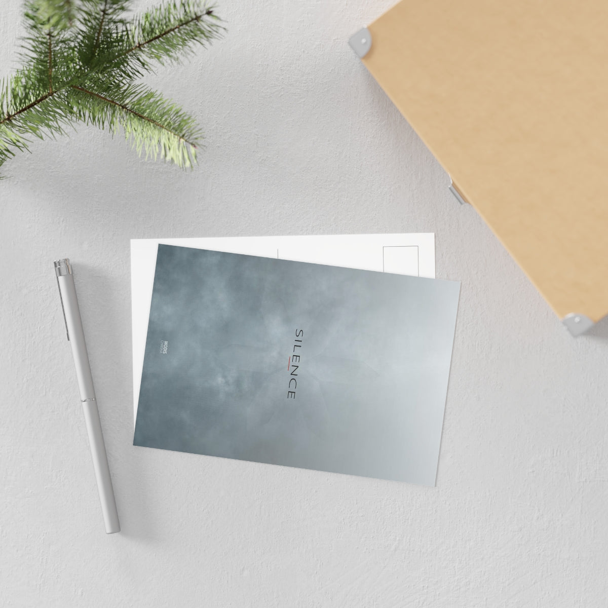 Fine Art Postcard (vertical) - Design 'Silence'