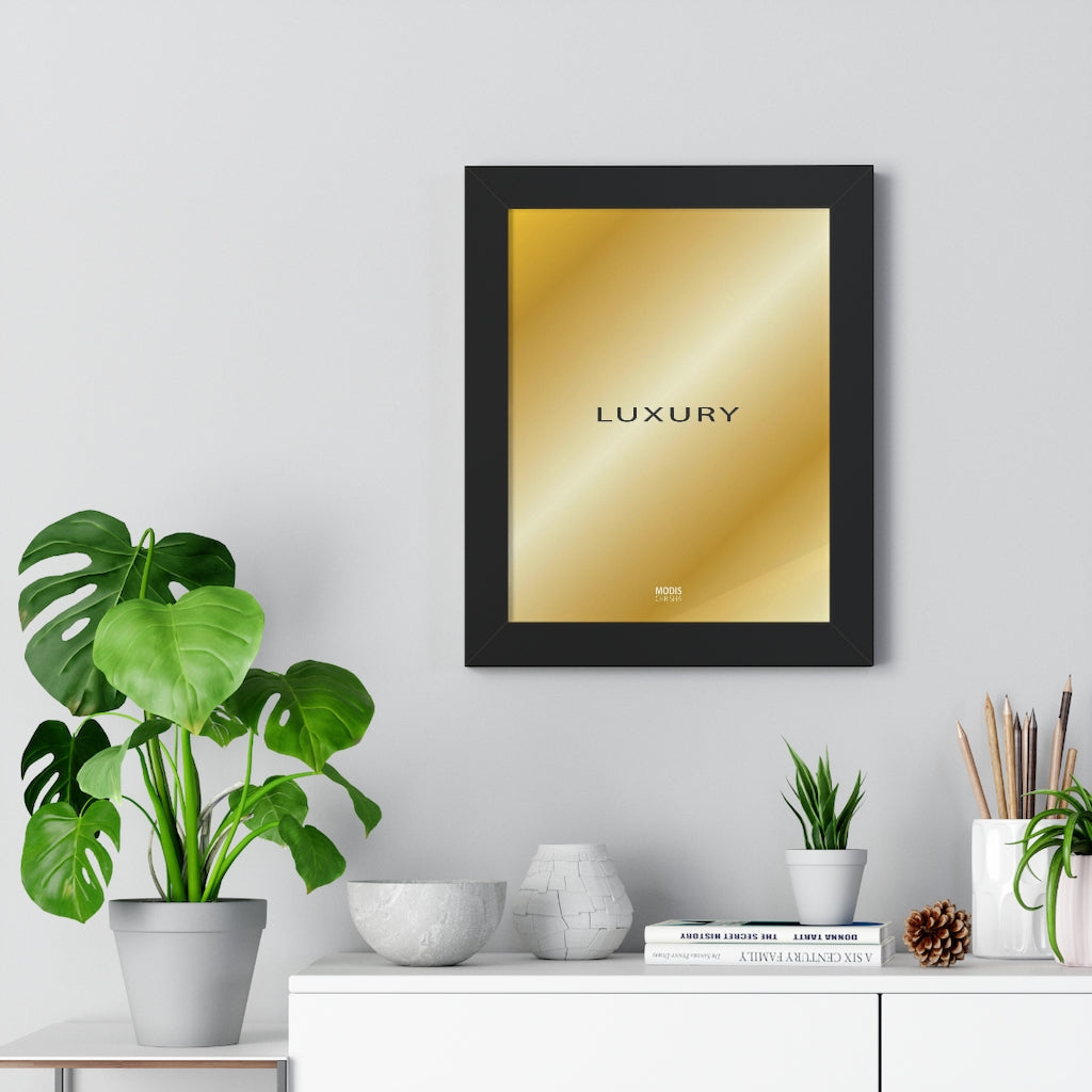 Poster Framed Vertical 11“ x 14“ - - Design Luxury