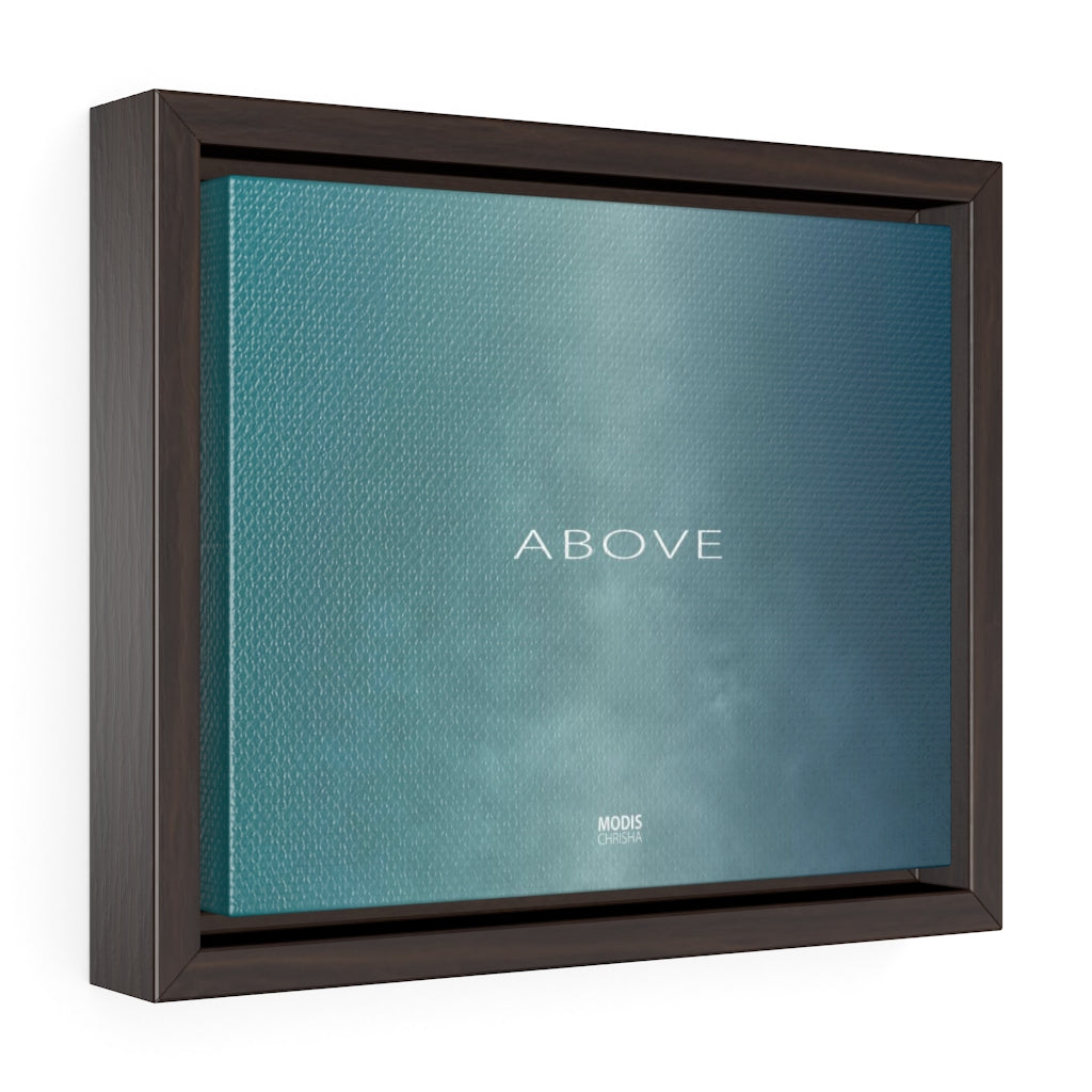 Canvas Gallery Wrap Framed Horizontal 10“ x 8“ - Design Above