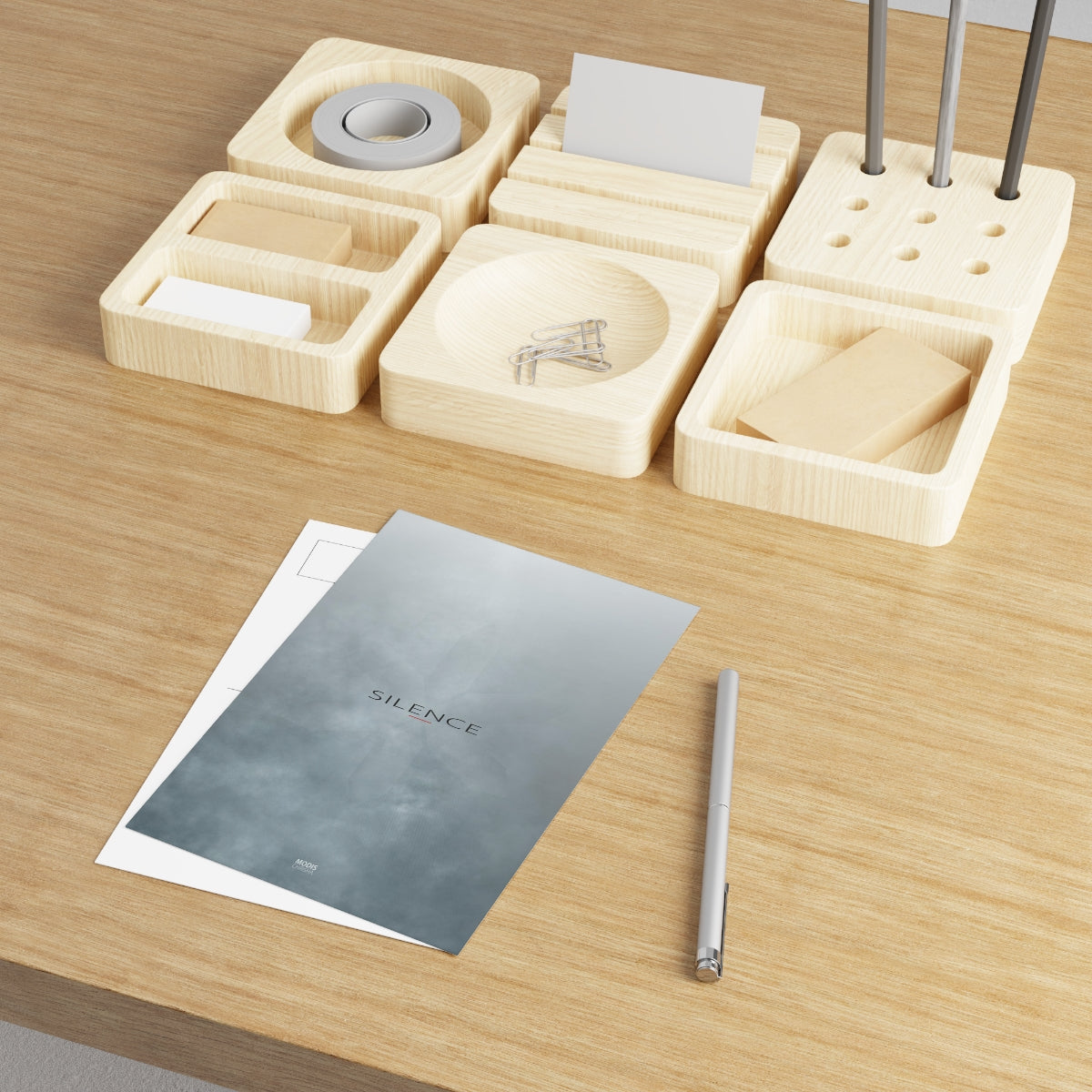 Fine Art Postcard (vertical) - Design 'Silence'