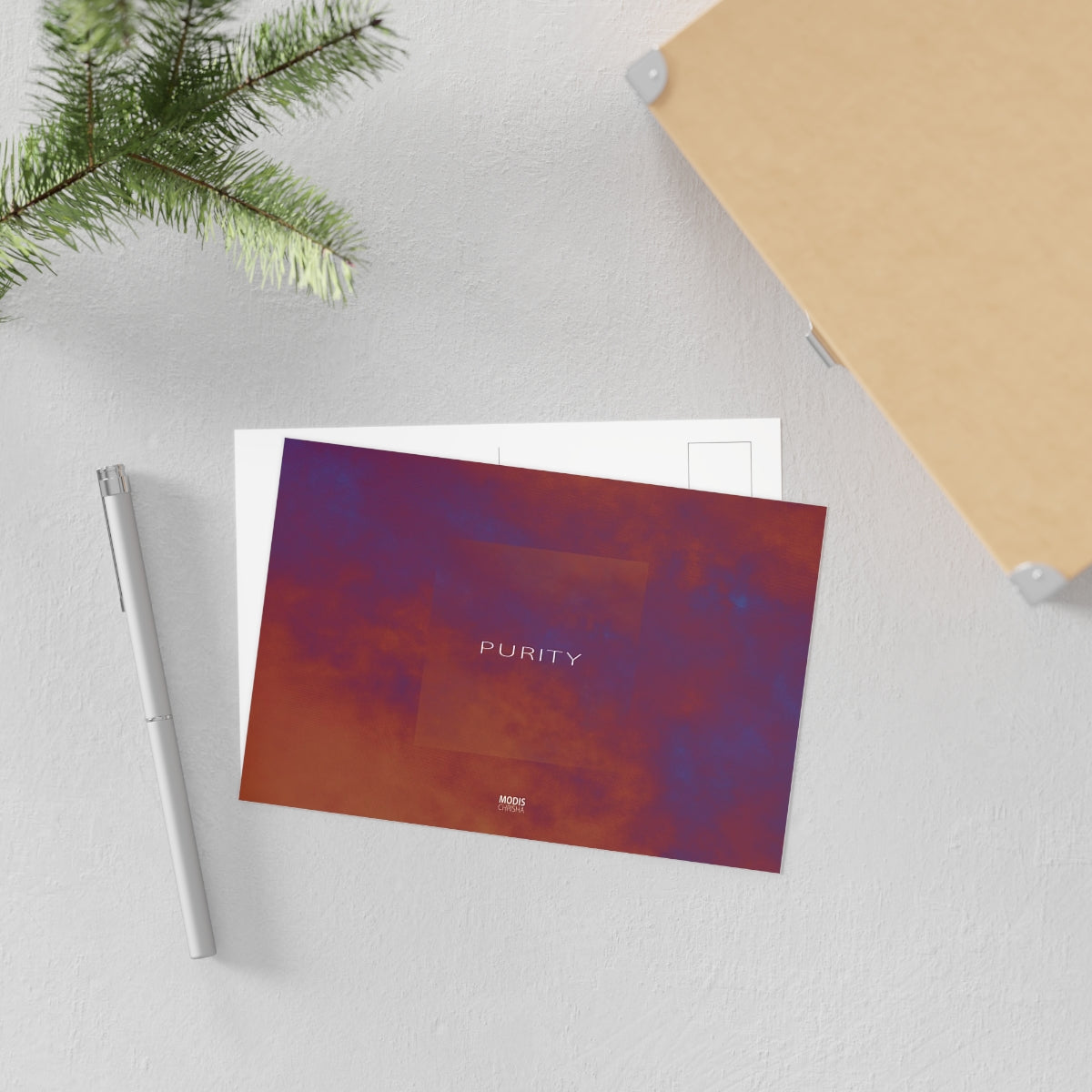 Fine Art Postcard (horizontal) - Design 'Purity'