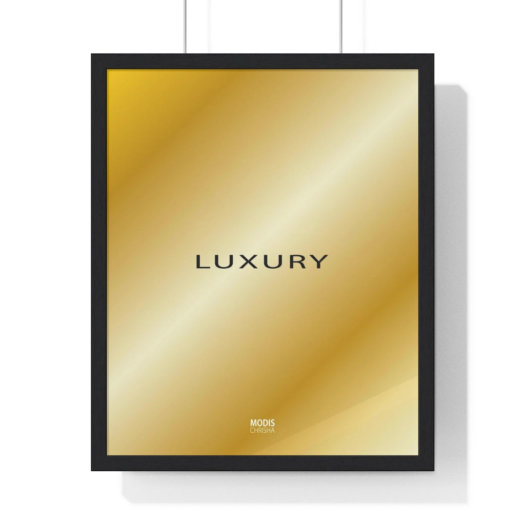 Poster Framed Vertical Premium 16“ x 20“ - Design Luxury