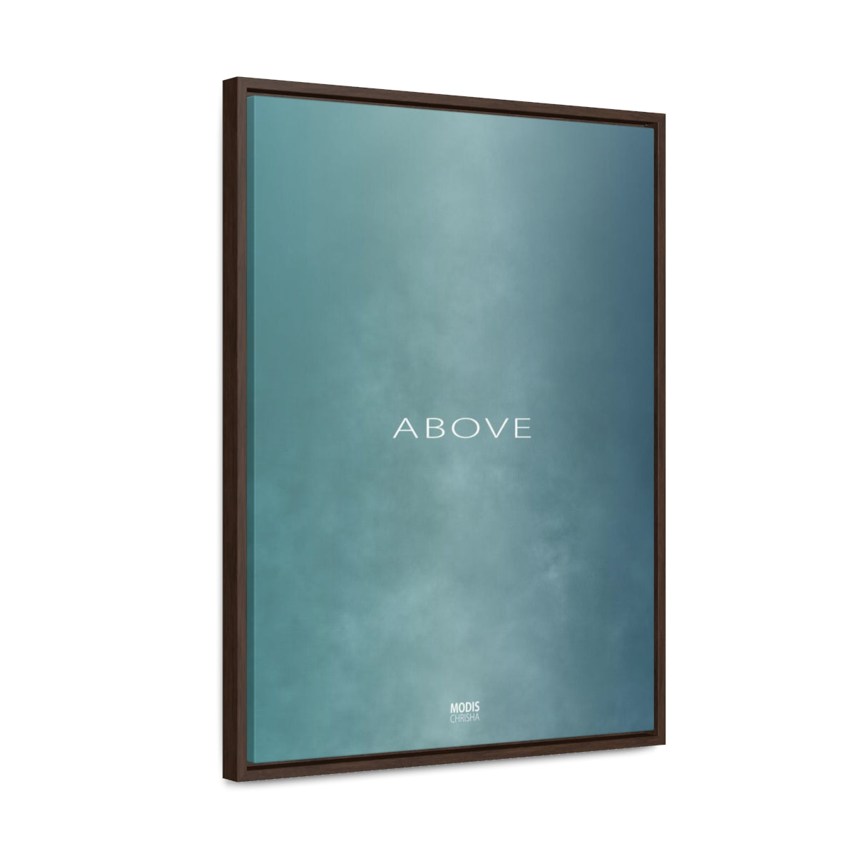 Canvas Gallery Wrap Framed Vertical 18“ x 24" - Design Above