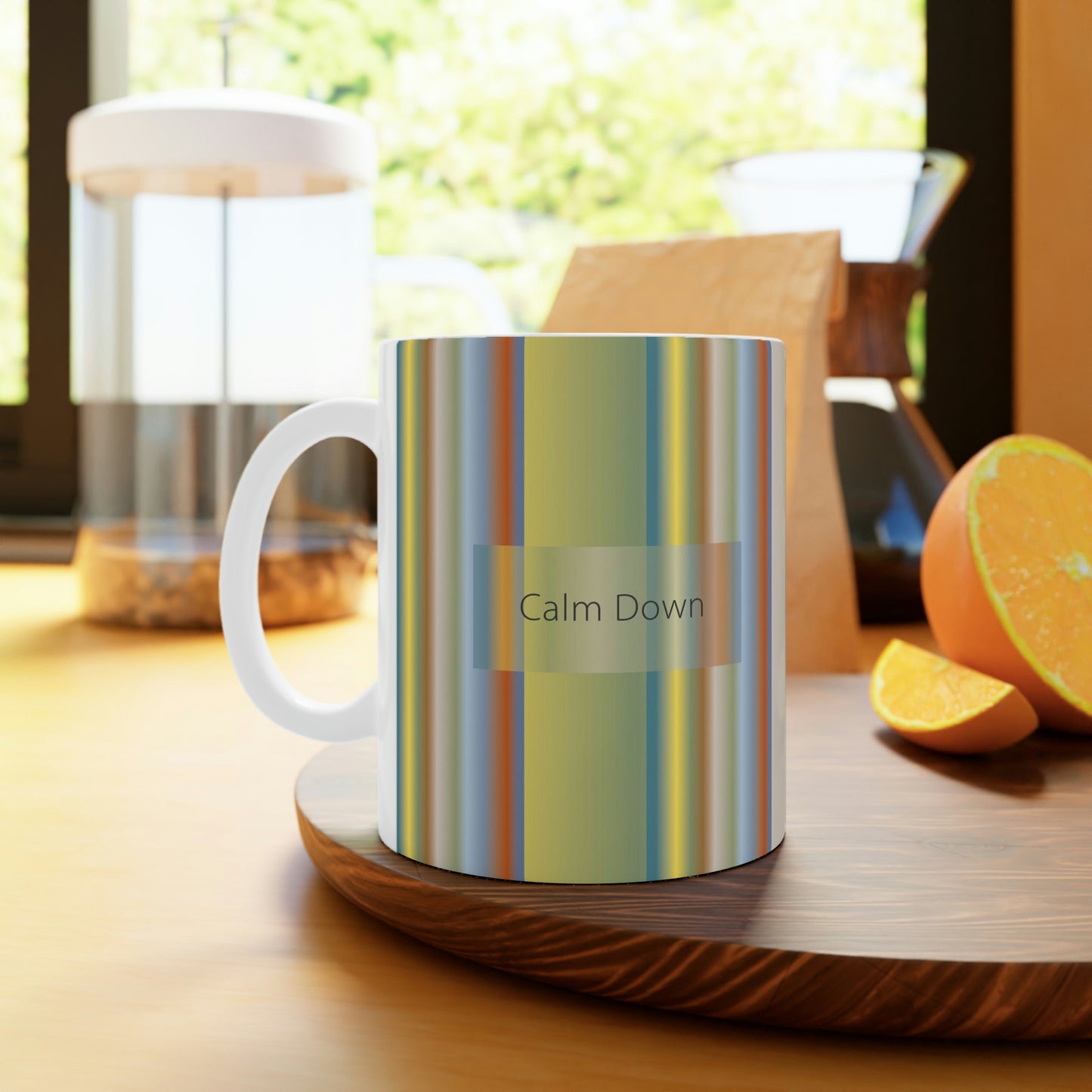 Ceramic Mug 11oz, Calm Down - Design No.200