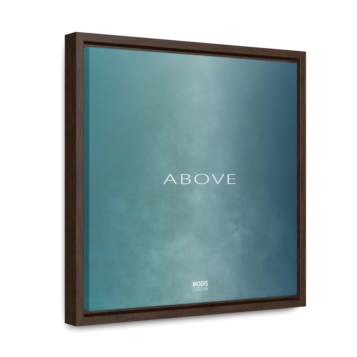 Canvas Gallery Wrap Square Framed 12" x 12" - Design Above