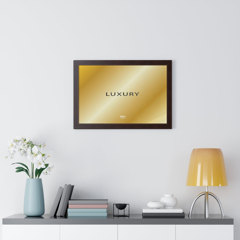Poster Framed Horizontal 24“ x 16“ - Design Luxury