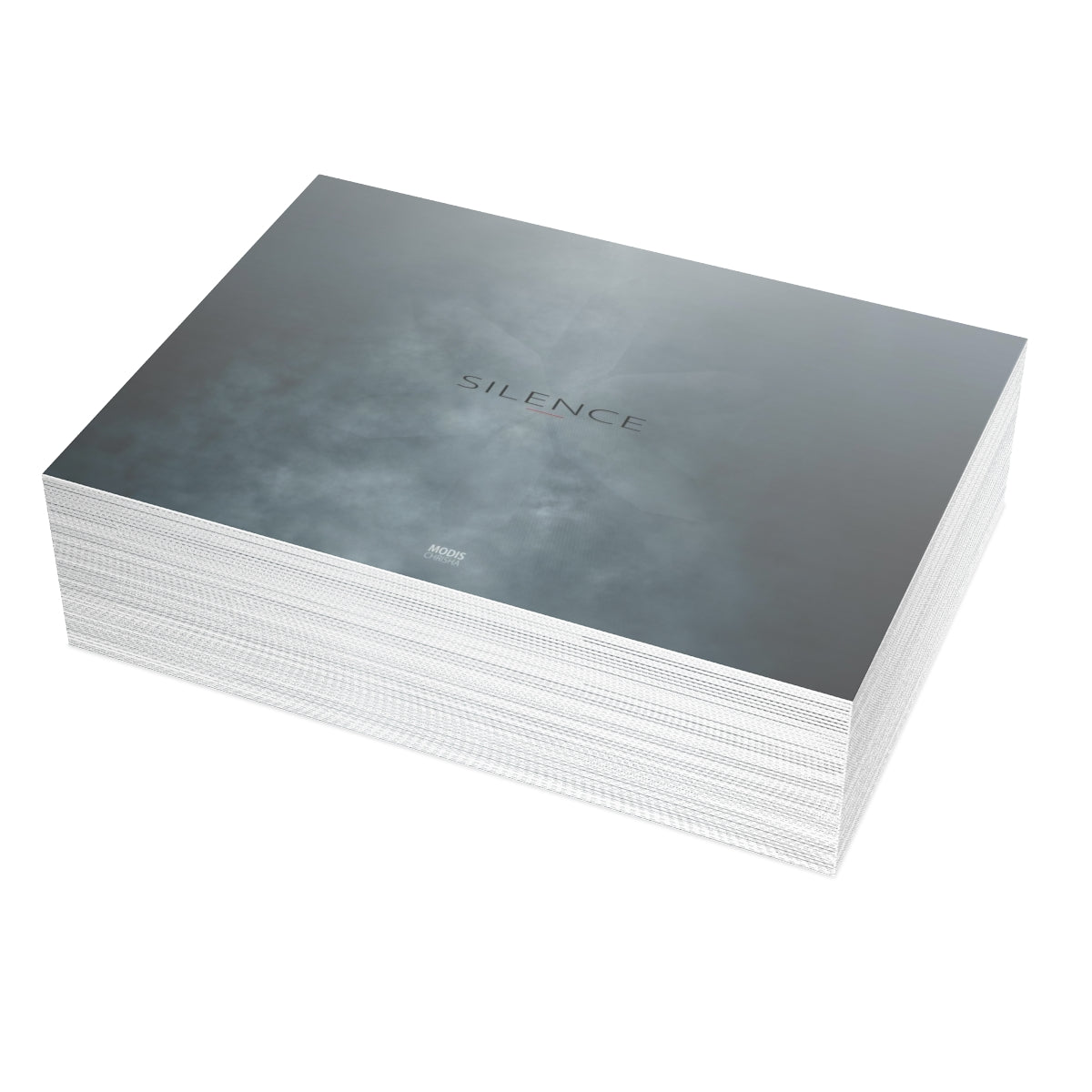 Art Postcards Horizontal (10, 30, and 50pcs) Design 'Silence'