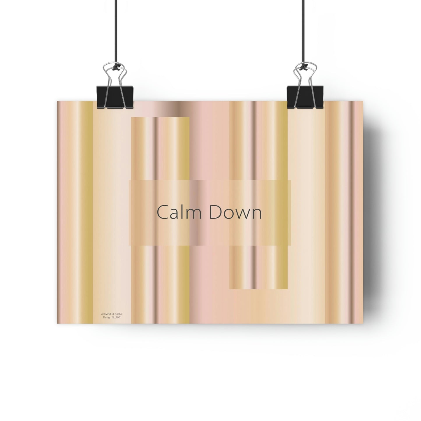 Giclée Art Print 11" x 8" Calm Down - Design No.100