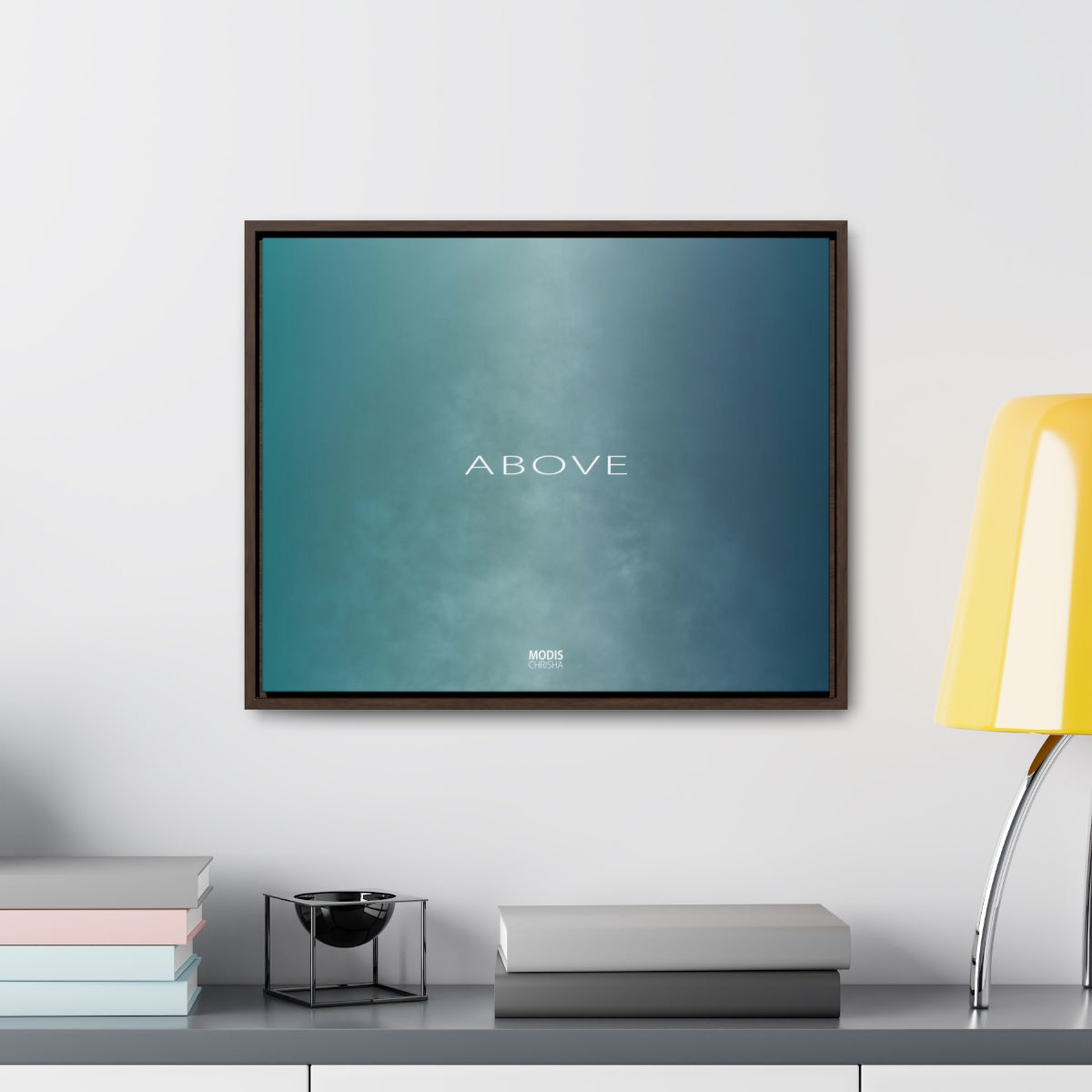 Canvas Gallery Wrap Framed Horizontal 20“ x 16“ - Design Above