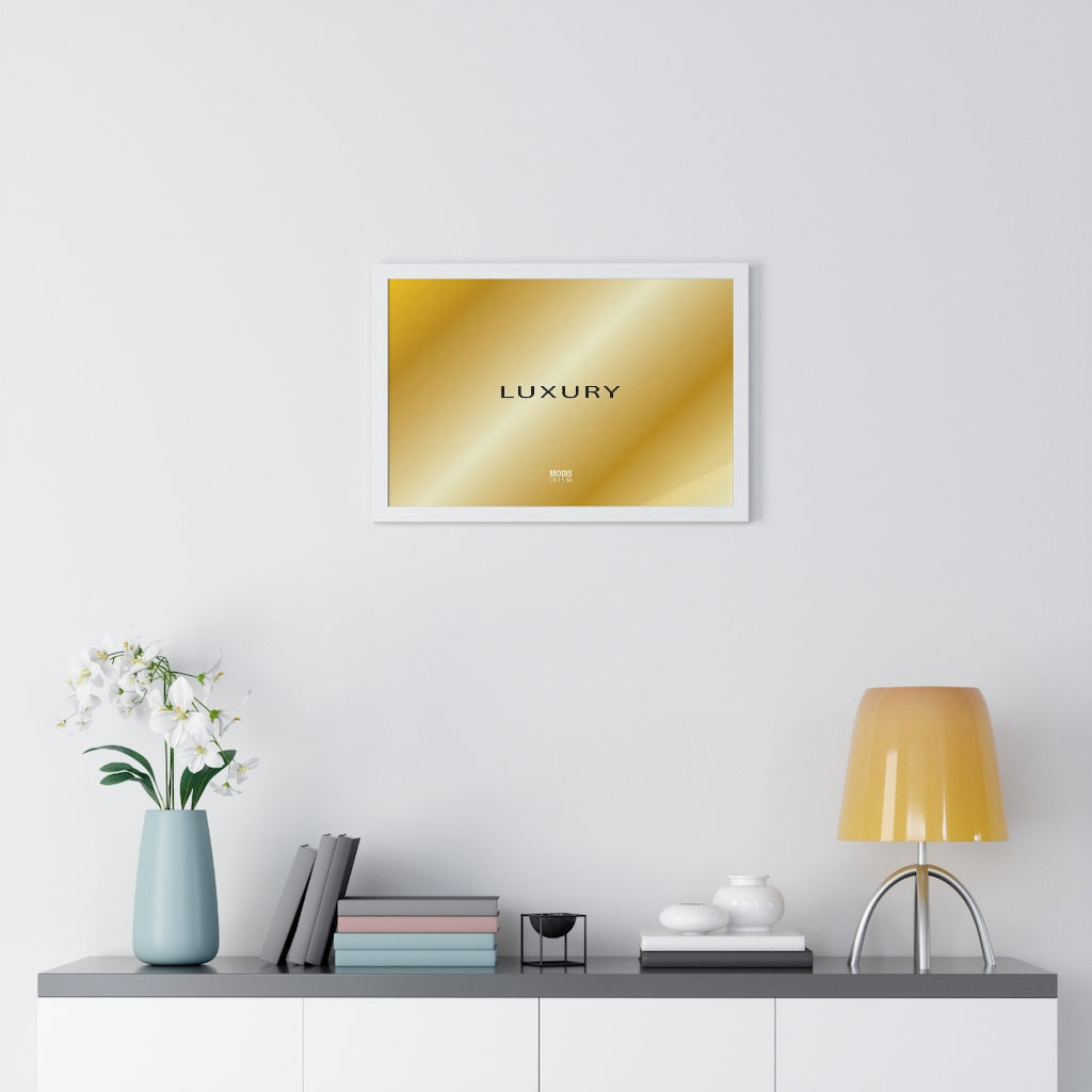 Poster Framed Horizontal Premium 18“ x 12“ - Design Luxury