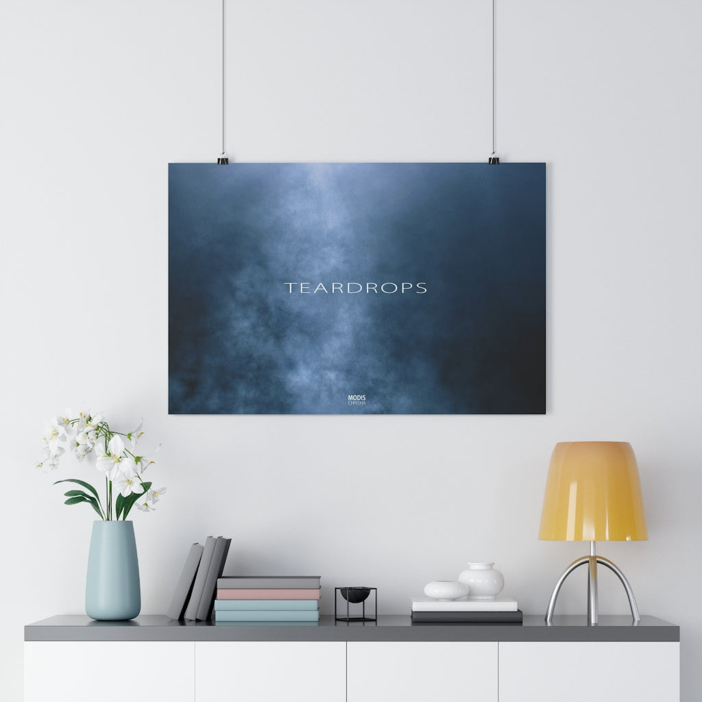 Teardrops - 30" × 20" Giclée Art Print