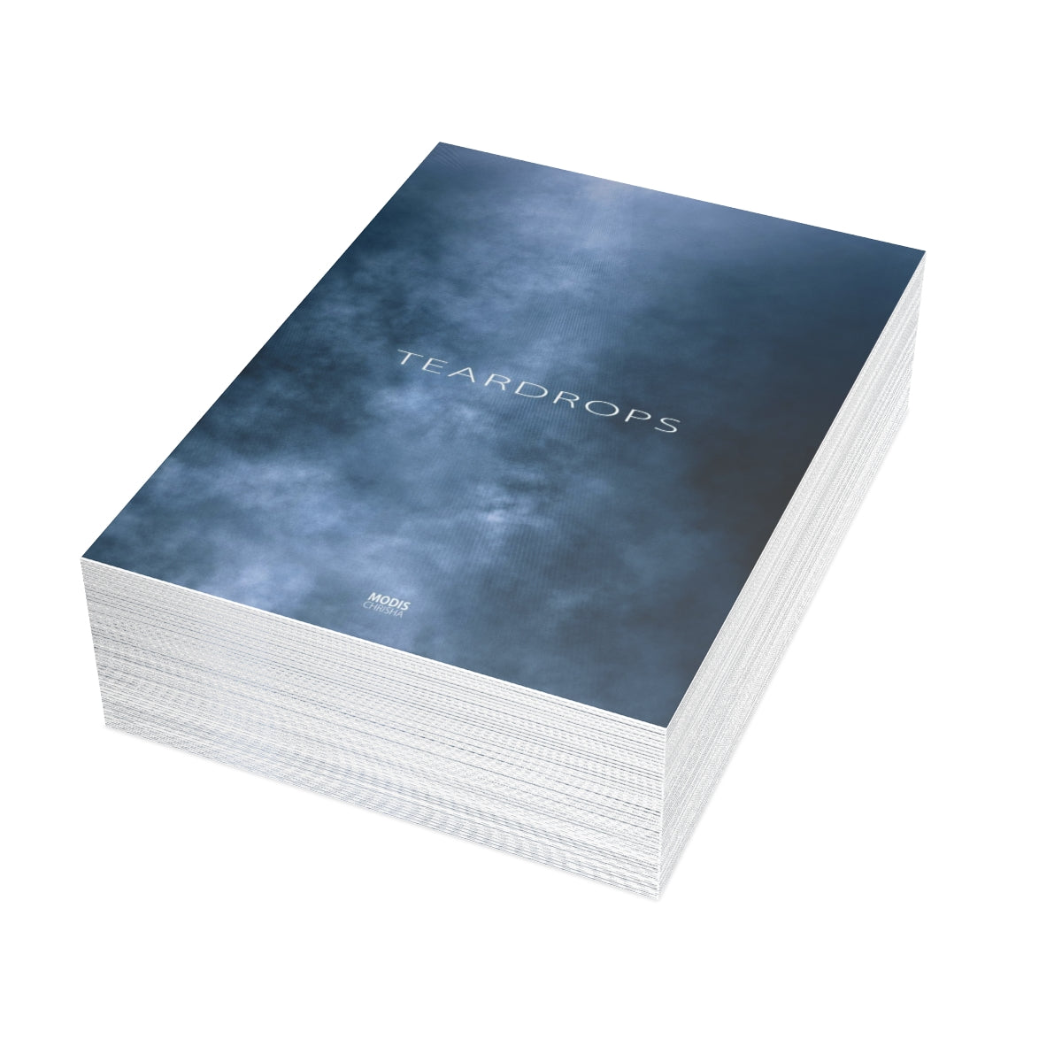 Art Postcards Vertical (10, 30, and 50pcs) Design 'Teardrops'