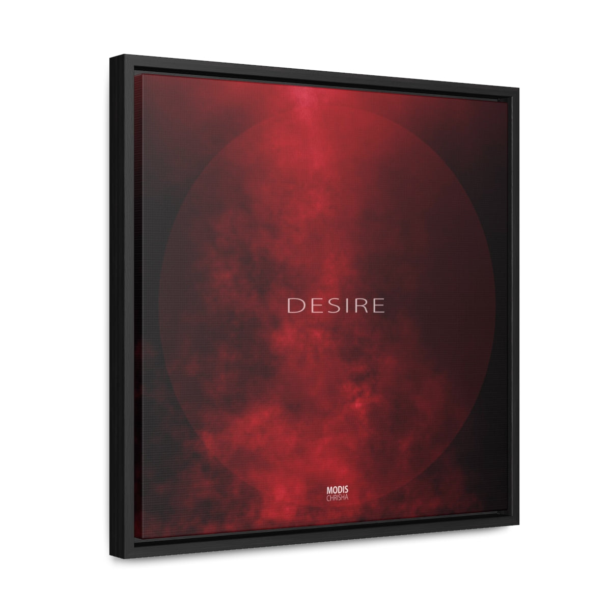 Desire - Square Framed Gallery Wrap Canvas, 16" x 16"