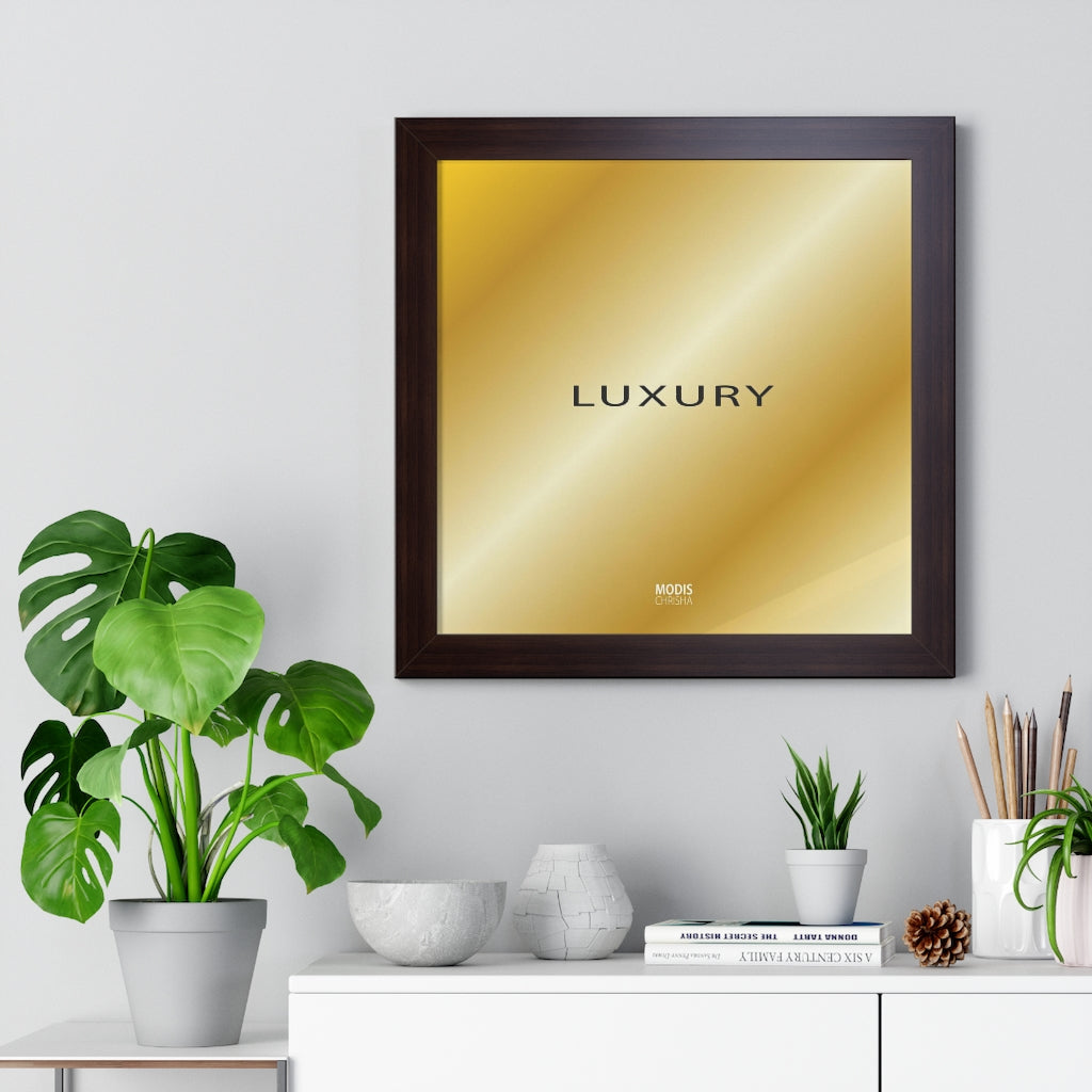 Poster Framed Horizontal 16“ x 16“ - Design Luxury