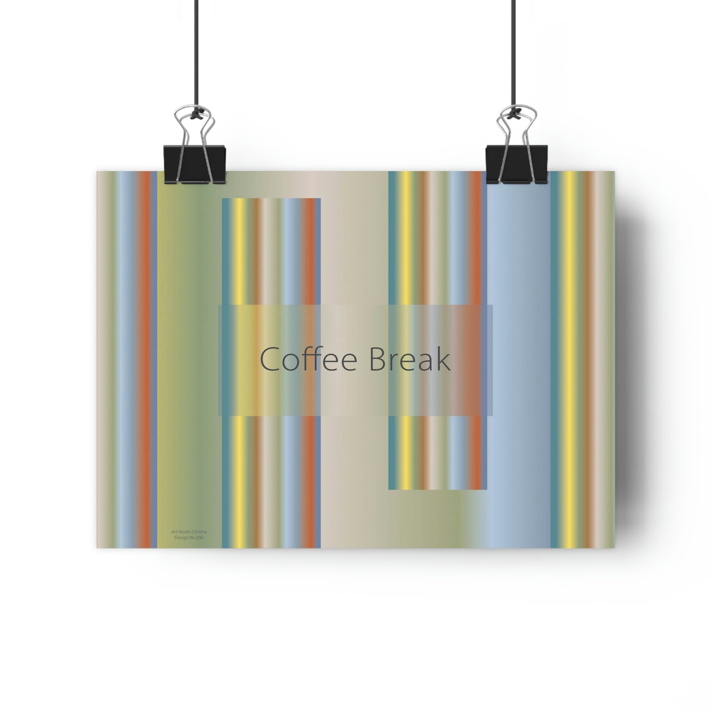 Giclée Art Print 11" x 8" Coffee Break - Design No.200