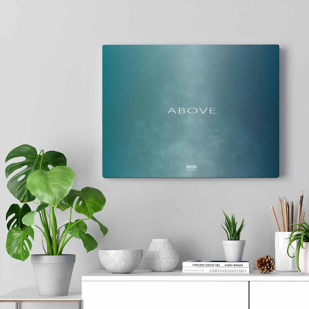 Canvas Gallery Wraps (1.25″) 16“ x 12“ - Design Above