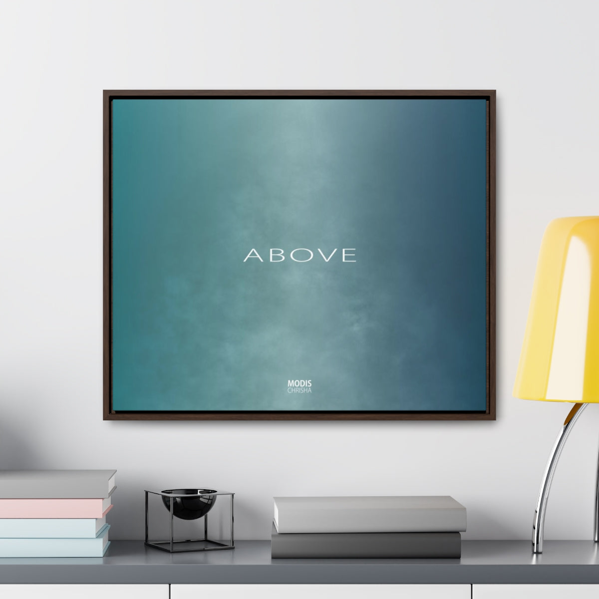 Canvas Gallery Wrap Framed Horizontal 24“ x 20“ - Design Above