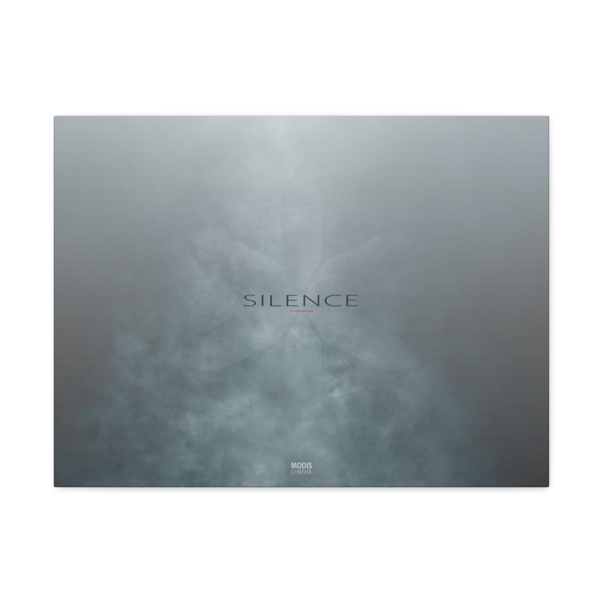 Stretched Canvas - 24" x 18" Design 'Silence'