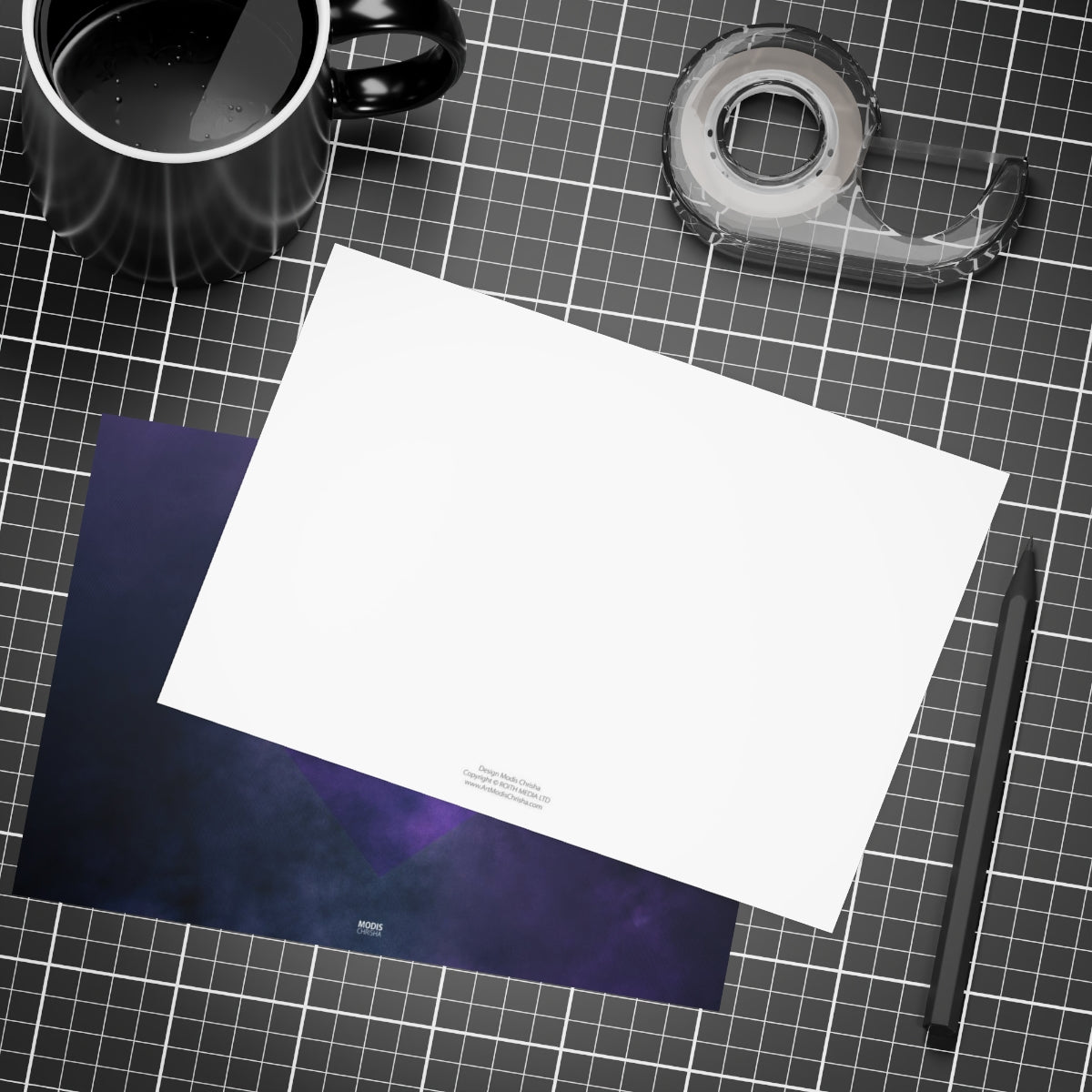 Art Postcards Horizontal (10, 30, and 50pcs) Design 'The Place'