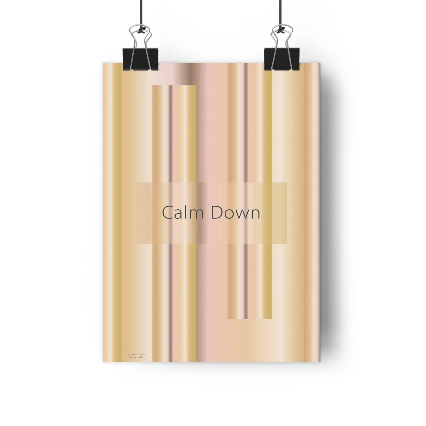 Giclée Art Print 8" x 11" Calm Down - Design No.100
