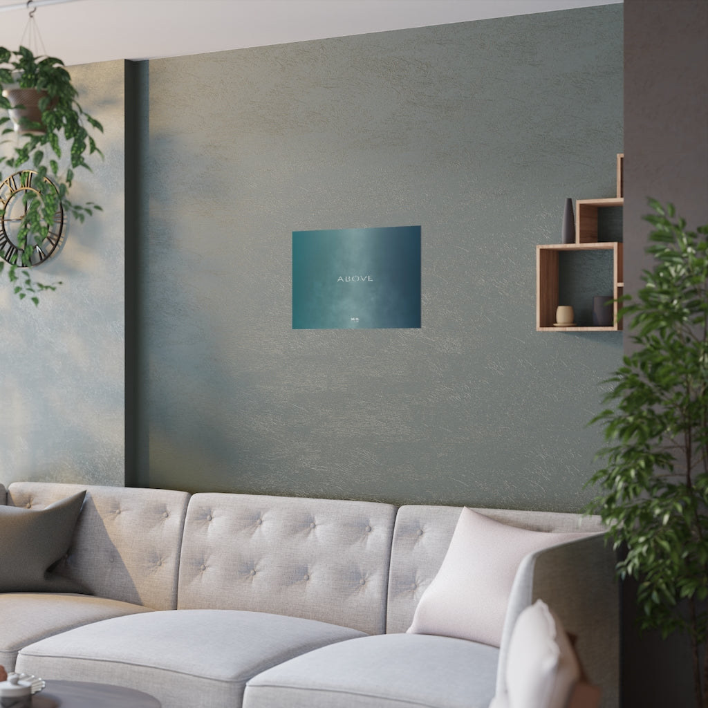 Satin Posters (210gsm) 18“ x 12" - Design Above