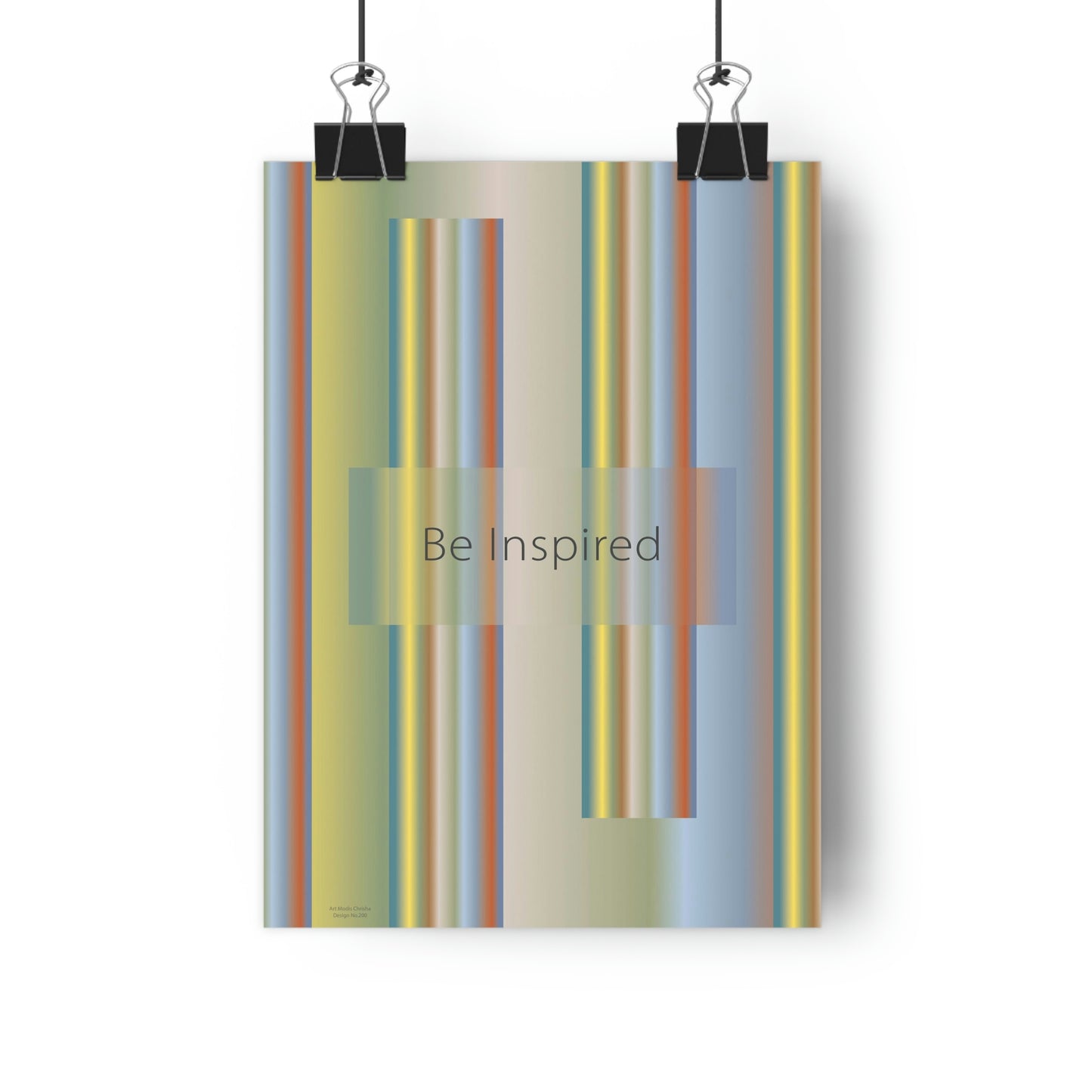 Giclée Art Print 8" x 11" Be Inspired - Design No.200