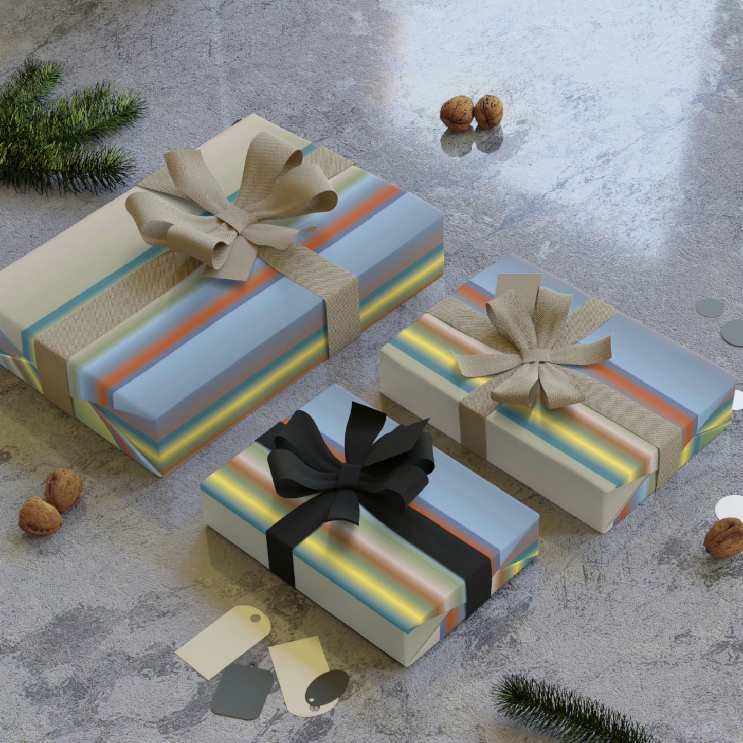 Gift Wrapping Paper Roll 1pc, 28" x 79" - Design No.200