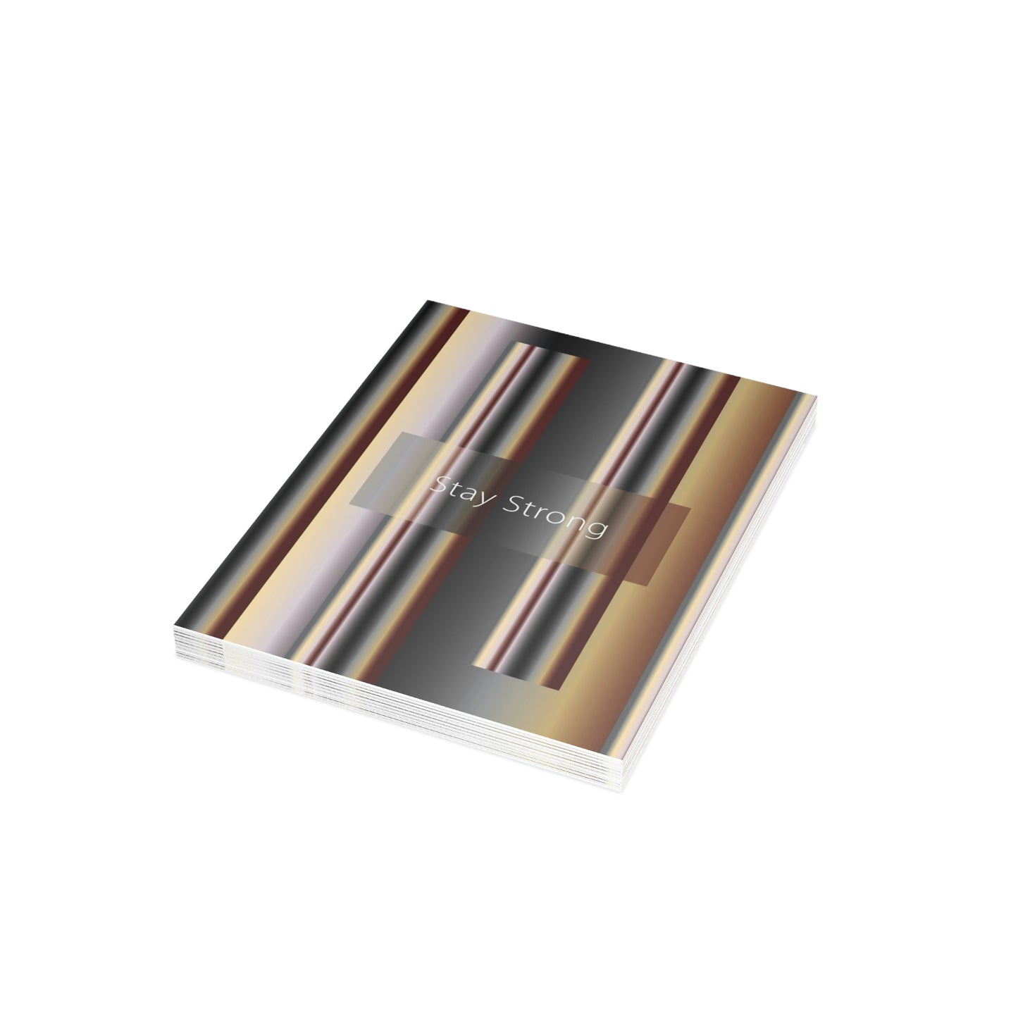 Folded Greeting Cards Vertical (1, 10, 30, and 50pcs) Stay Strong - Design No.700