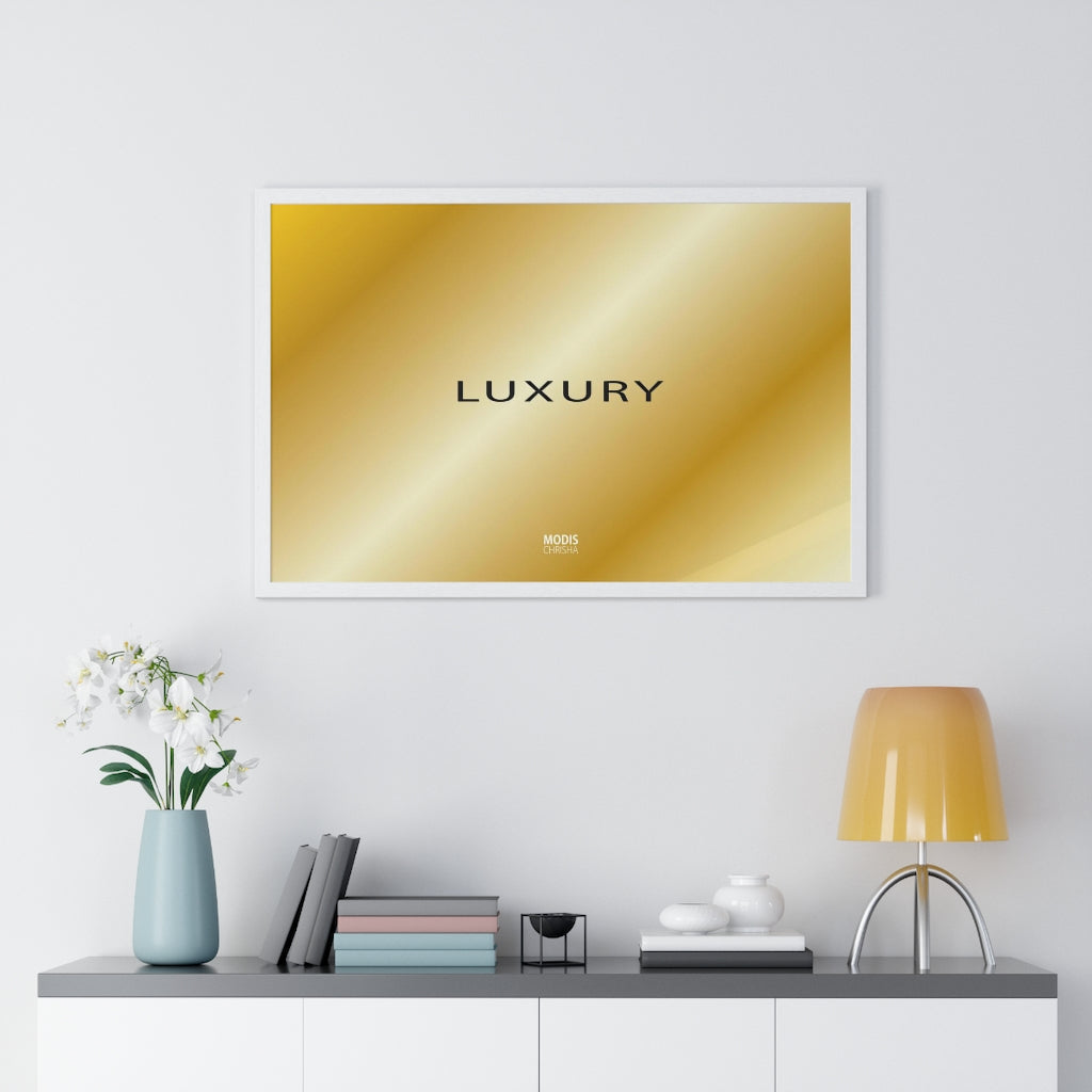 Poster Framed Horizontal Premium 30“ x 20“ - Design Luxury