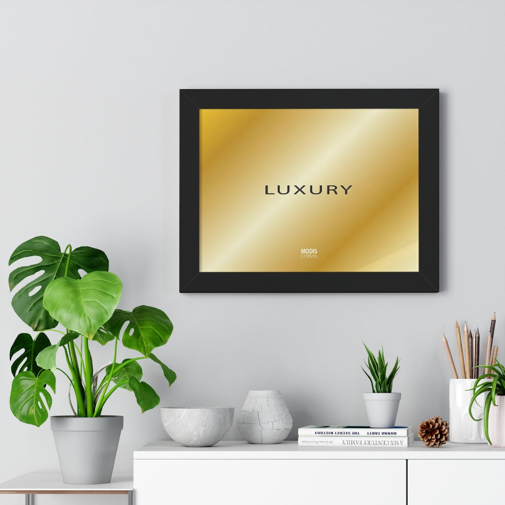 Poster Framed Horizontal 16“ x 12“ - Design Luxury