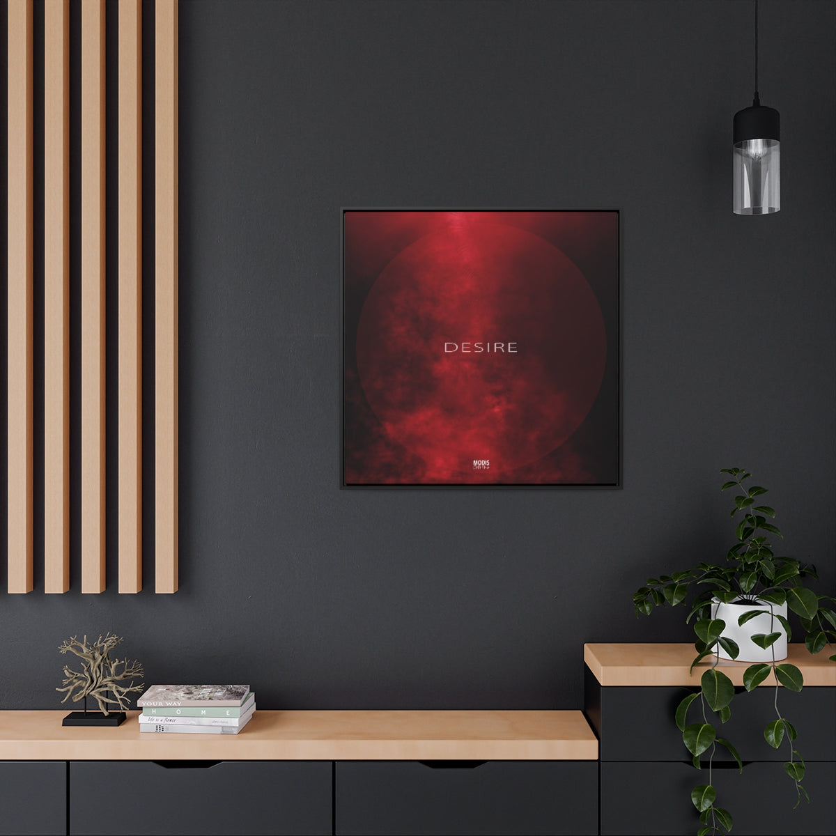 Desire - Square Framed Gallery Wrap Canvas, 30" x 30"
