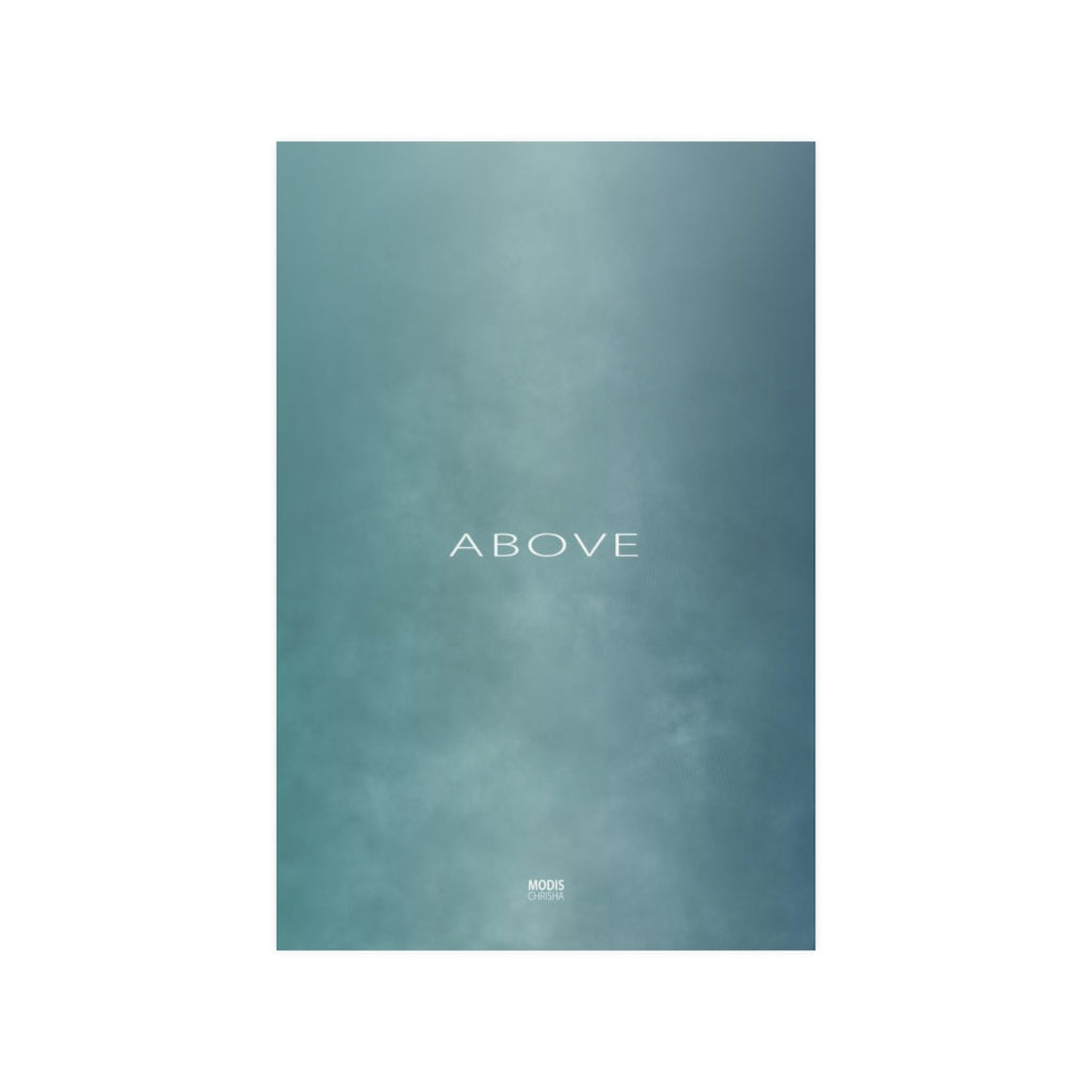 Satin Posters (210gsm) 12“ x 18" - Design Above