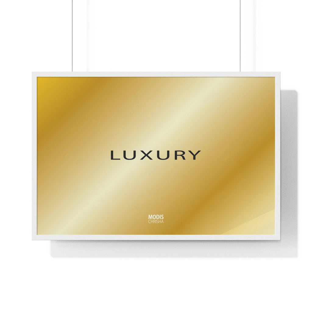 Poster Framed Horizontal Premium 36“ x 24“ - Design Luxury