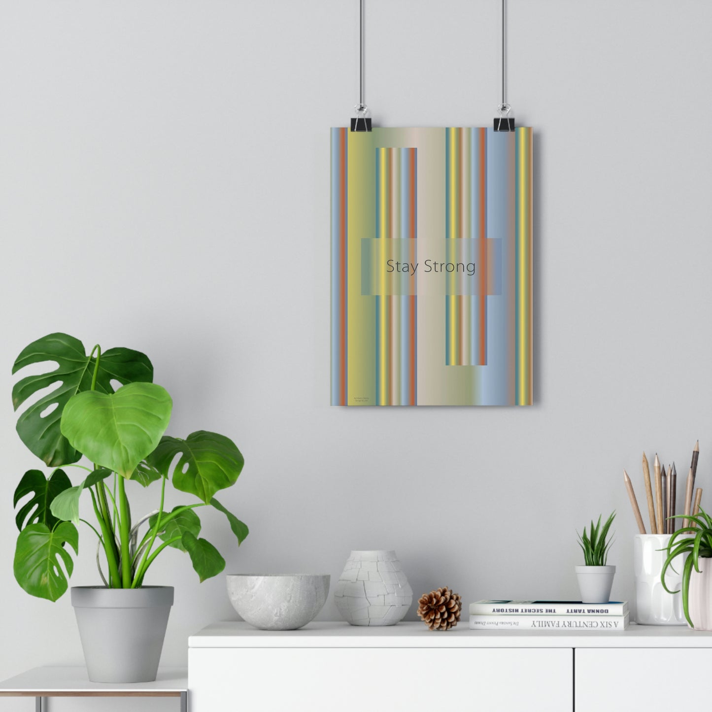 Giclée Art Print 8" x 11" Stay Strong - Design No.200
