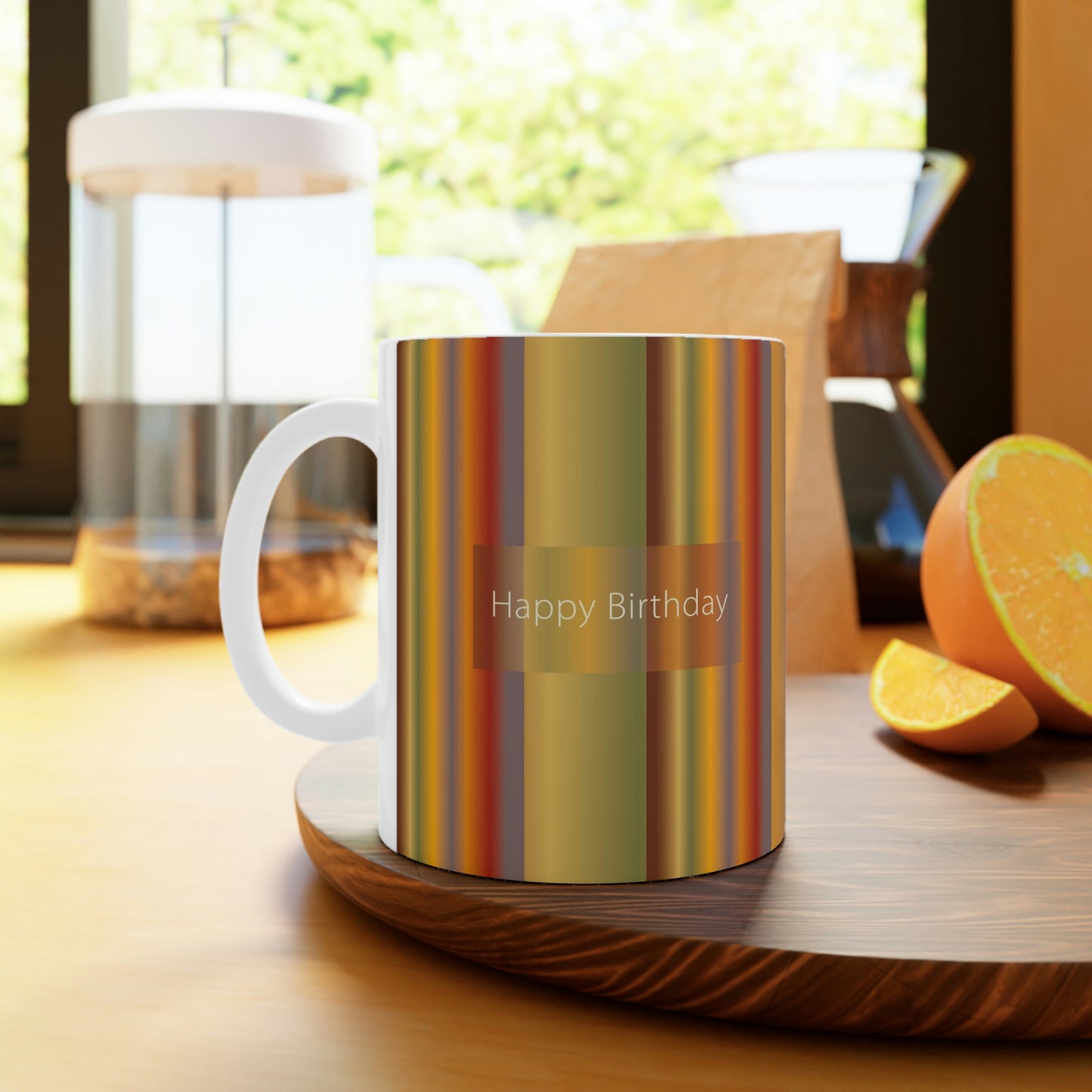 Ceramic Mug 11oz, Happy Birthday - Design No.1700