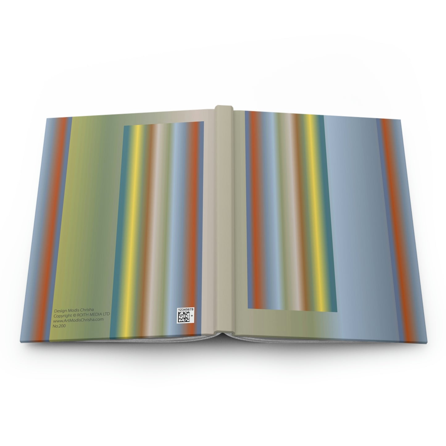 Hardcover Journal Matte - Design No.200