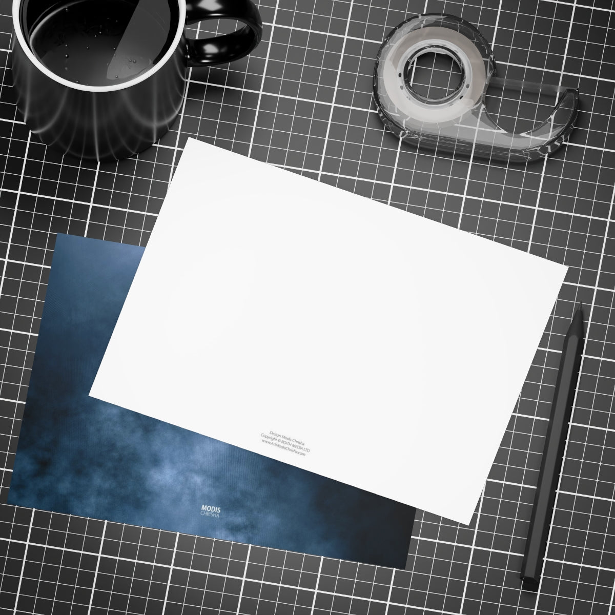 Art Postcards Vertical (10, 30, and 50pcs) Design 'Teardrops'