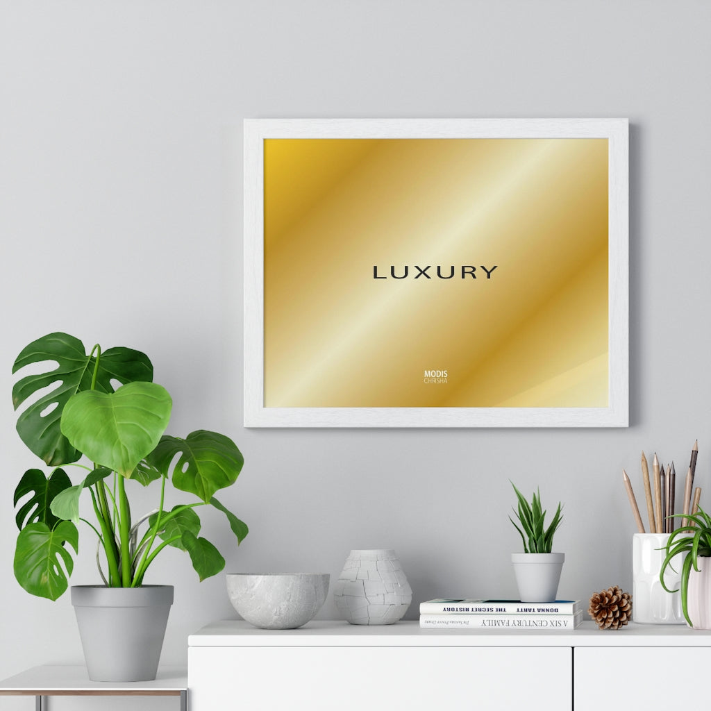 Poster Framed Horizontal Premium 14“ x 11“ - Design Luxury