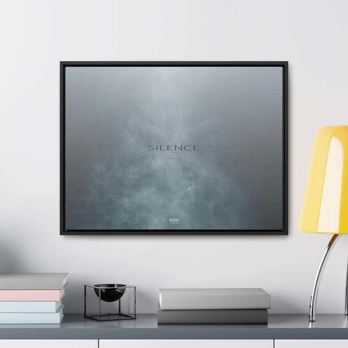 Canvas Gallery Wrap, Horizontal Frame 24″ × 18″ Design 'Silence'