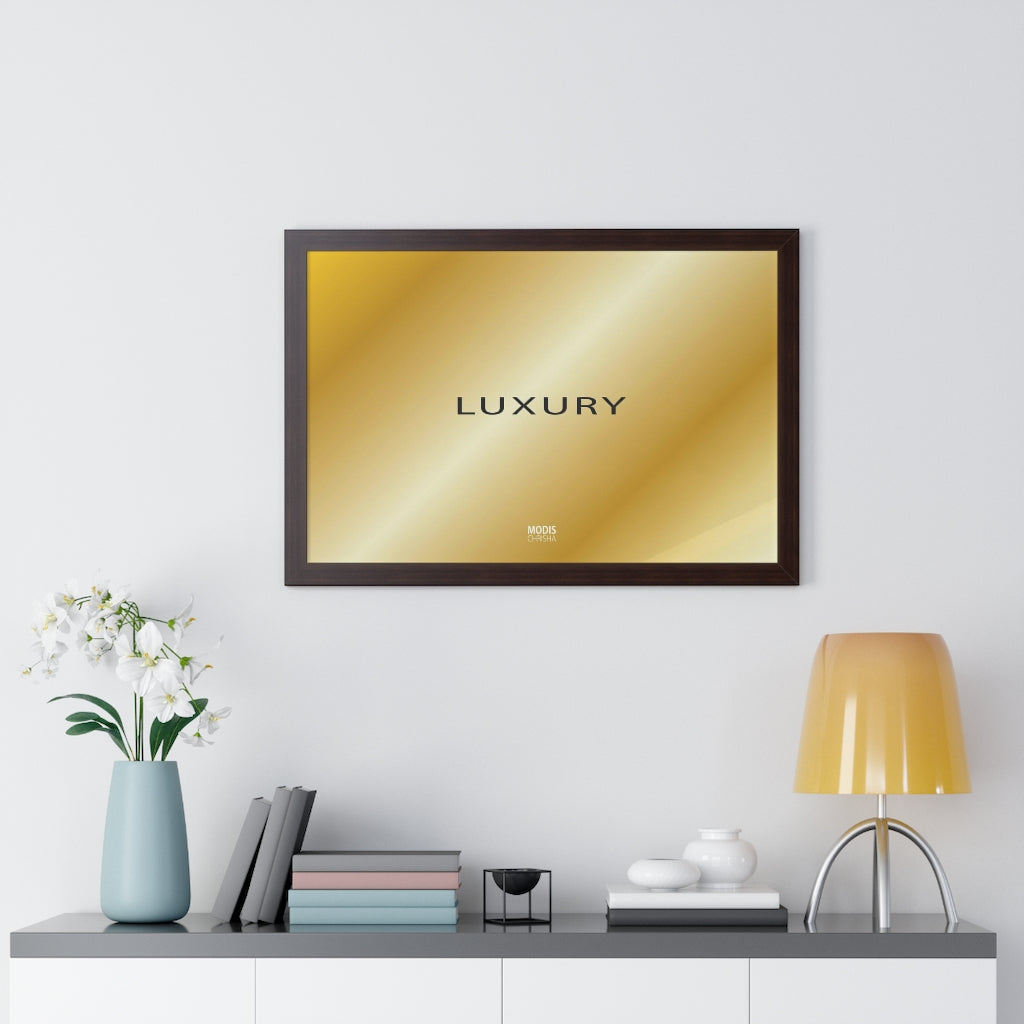 Poster Framed Horizontal 30“ x 20“ - Design Luxury