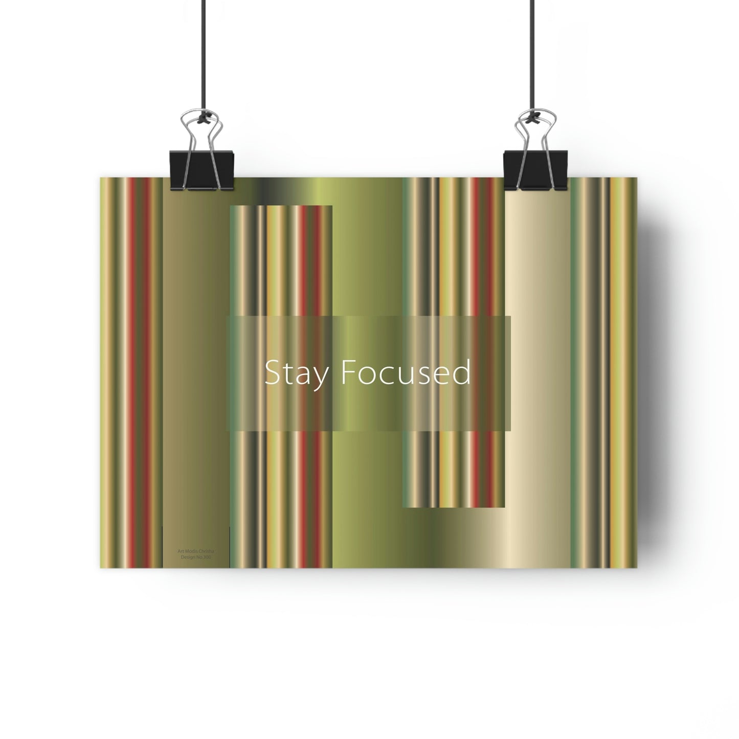 Giclée Art Print 11" x 8" Stay Focused, Design No.300