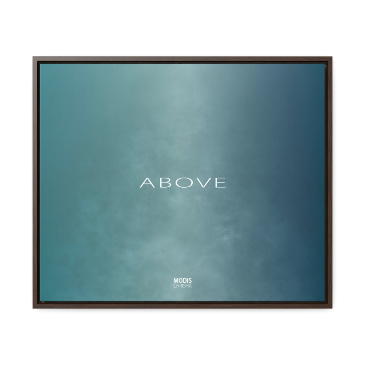 Canvas Gallery Wrap Framed Horizontal 24“ x 20“ - Design Above