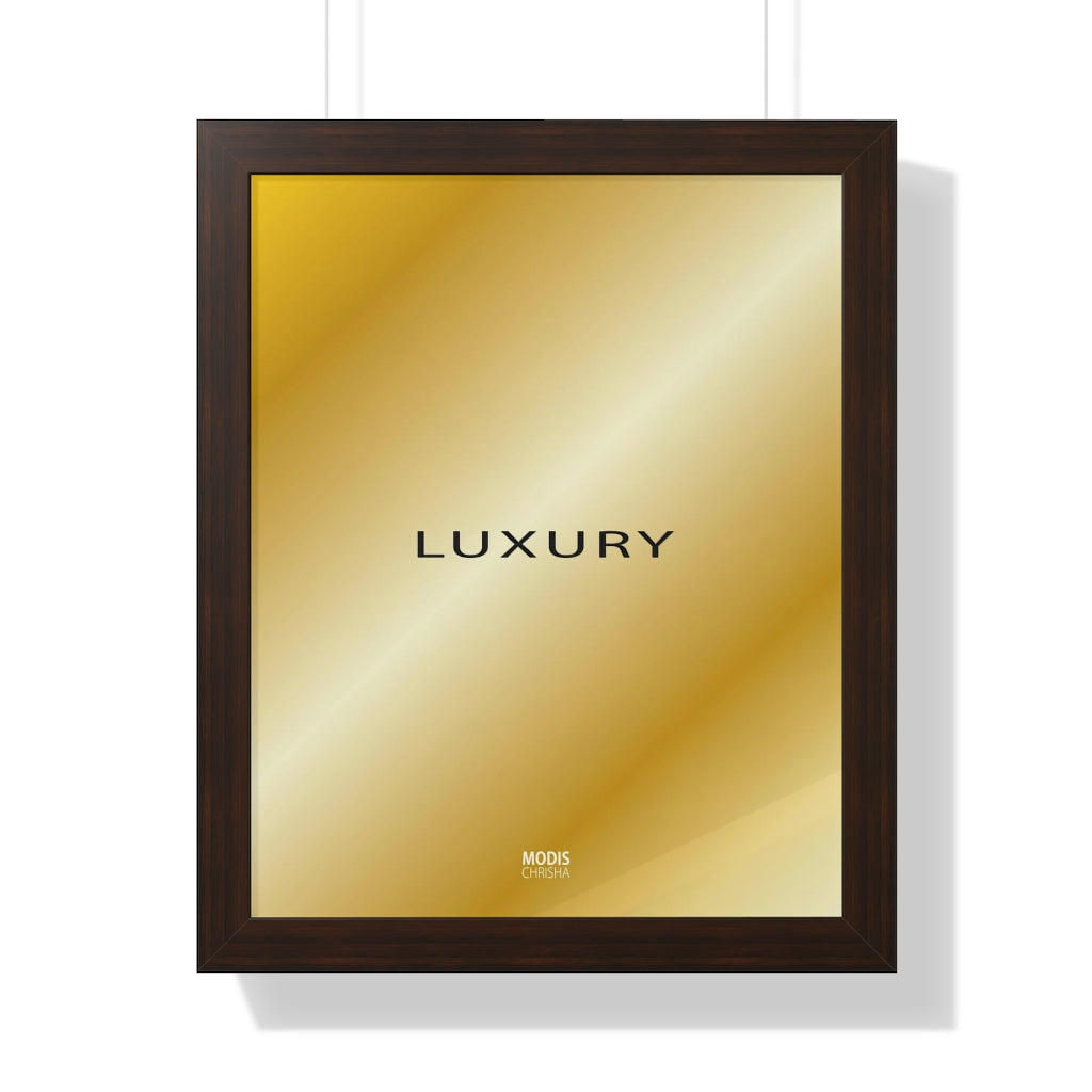Poster Framed Vertical 16“ x 20" - Design Luxury