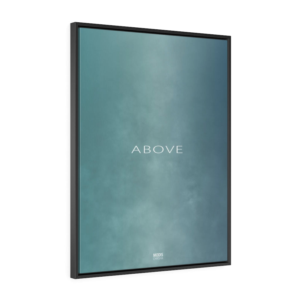 Canvas Gallery Wrap Framed Horizontal 30“ x 40“ - Design Above