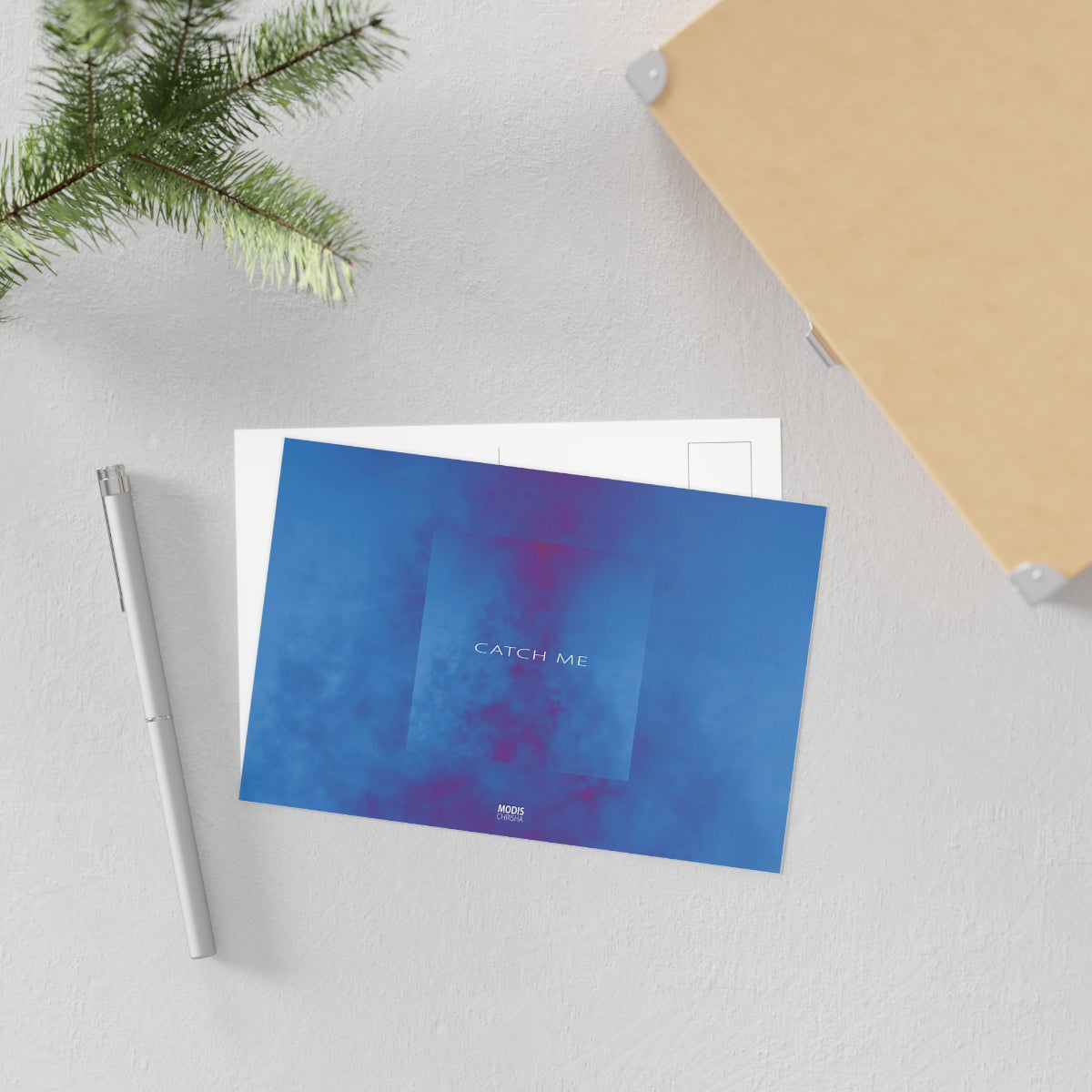 Fine Art Postcard (horizontal) - Design 'Catch me'