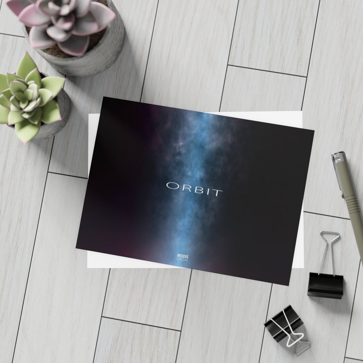 Art Postcards Horizontal (10, 30, and 50pcs) - Design 'Orbit'