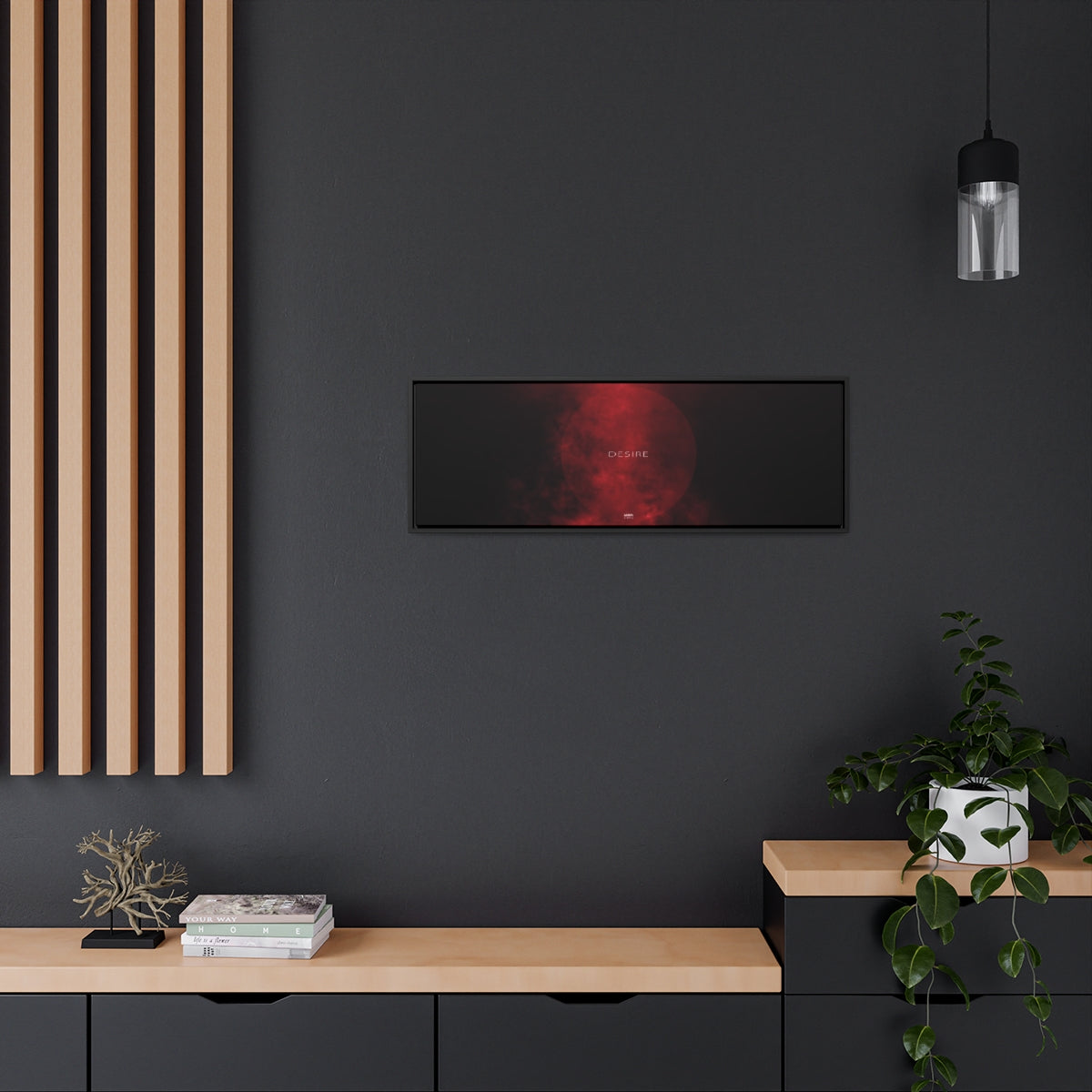 Desire - Gallery Canvas Wrap, Horizontal Frame 36″ × 12″