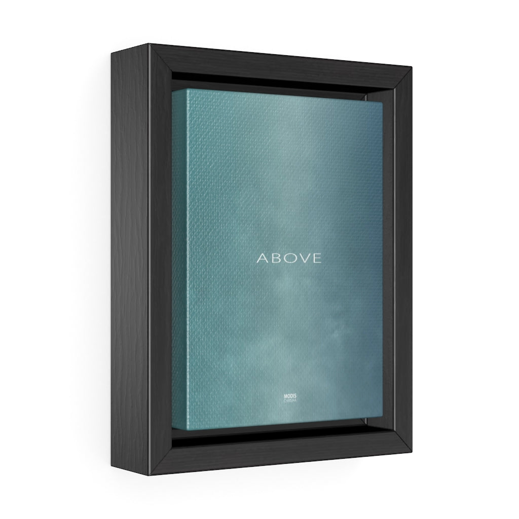 Canvas Gallery Wrap Framed Vertical 5“ x 7“ - Design Above