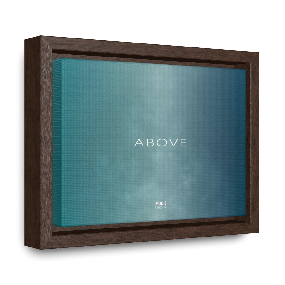 Canvas Gallery Wrap Framed Horizontal 7“ x 5“ - Design Above
