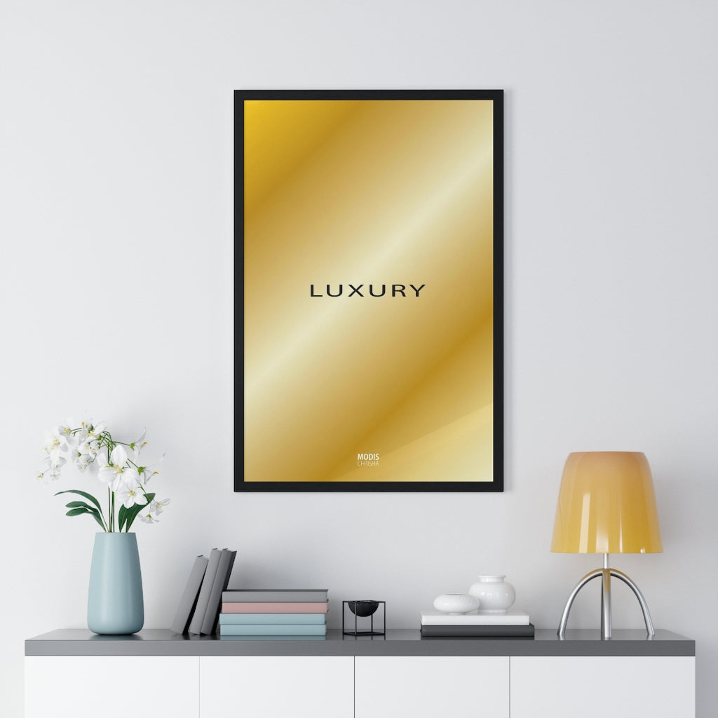 Poster Framed Vertical Premium 20“ x 30“ - Design Luxury
